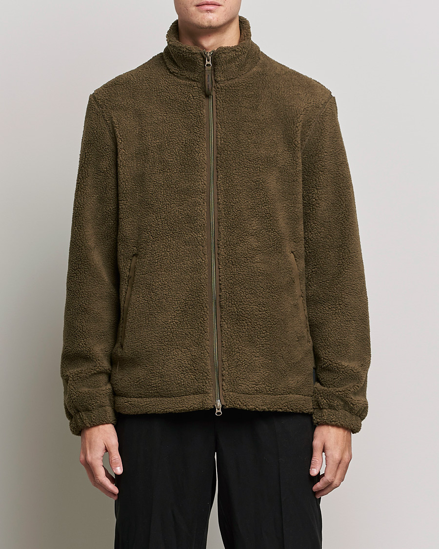 Herren | Pullover | Samsøe Samsøe | Samsøe & Samsøe Rune Fleece Dark Olive