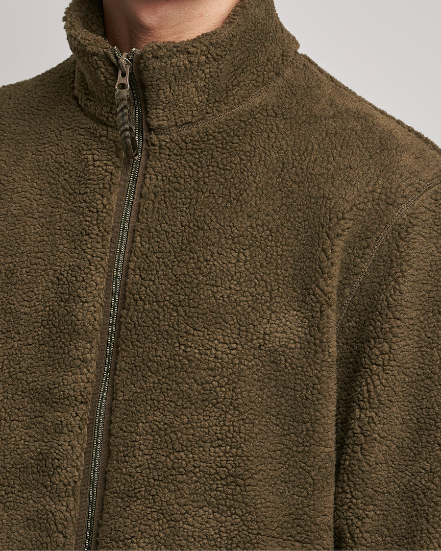 Herren | Pullover | Samsøe Samsøe | Samsøe & Samsøe Rune Fleece Dark Olive