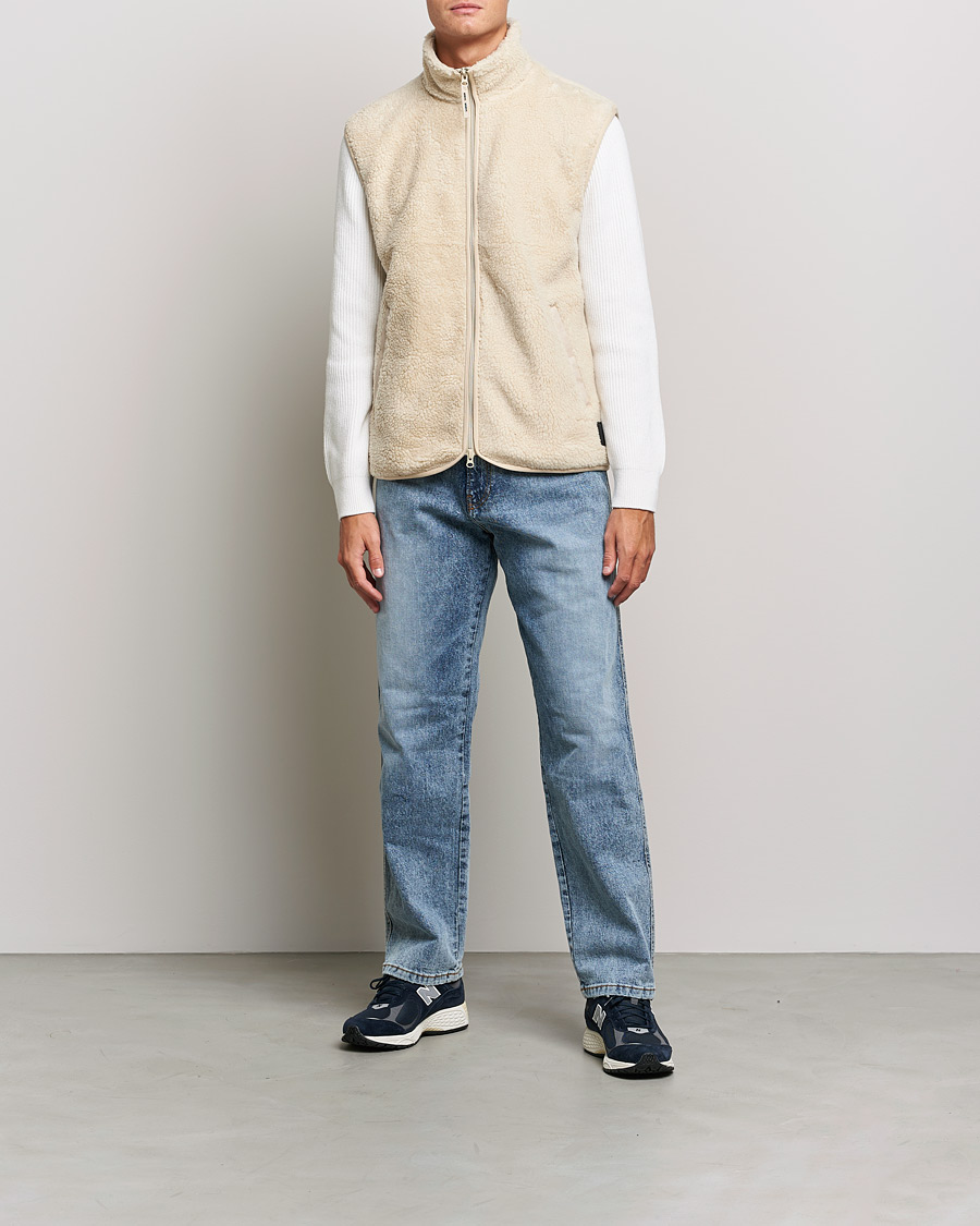 Herren | Pullover | Samsøe Samsøe | Samsøe & Samsøe Rune Fleece Vest Brown Rice