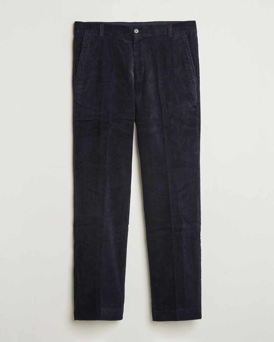 Herren | Hosen | Samsøe Samsøe | Fleix Corduroy Trousers Salute Navy