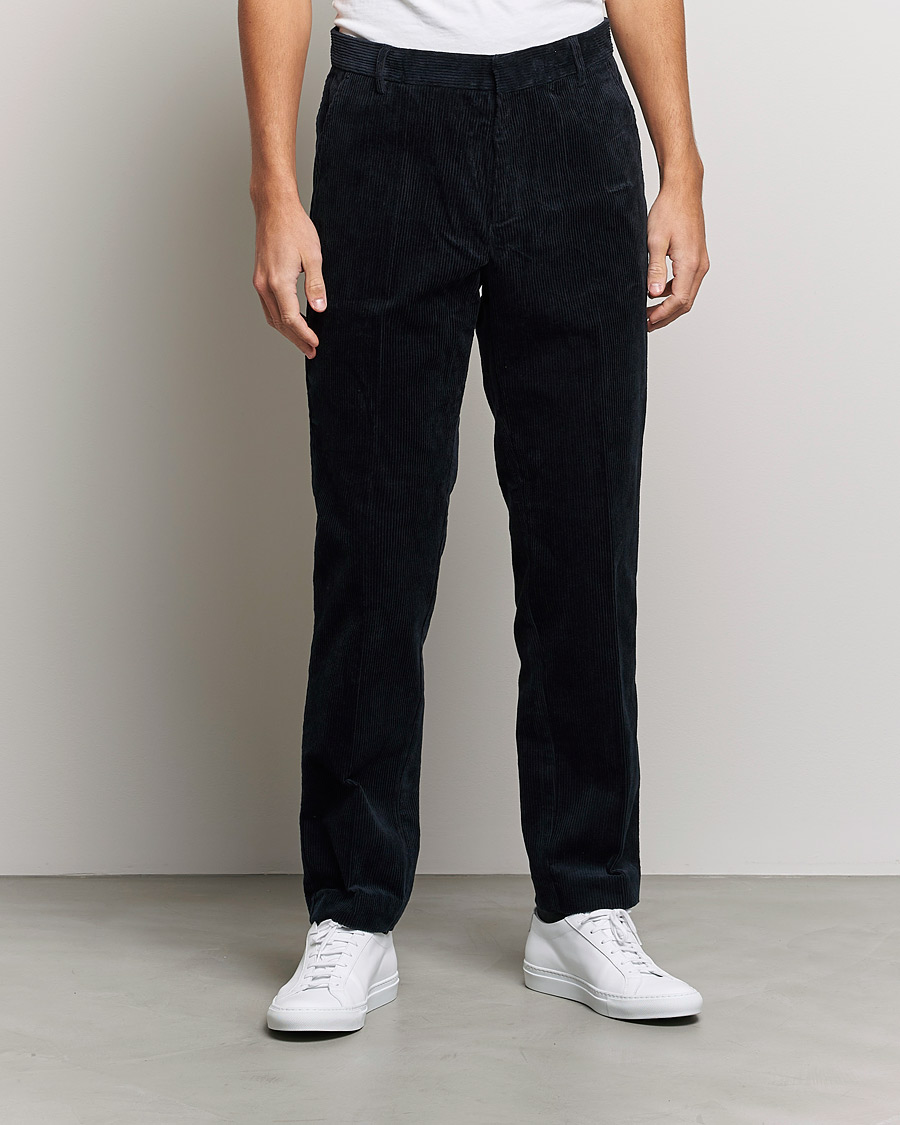 Herren | Hosen | Samsøe Samsøe | Fleix Corduroy Trousers Salute Navy