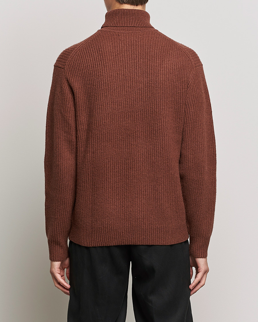 Herren | Pullover | Samsøe Samsøe | Samsøe & Samsøe Logan Heavy Knitted Roll Neck Cappuccino