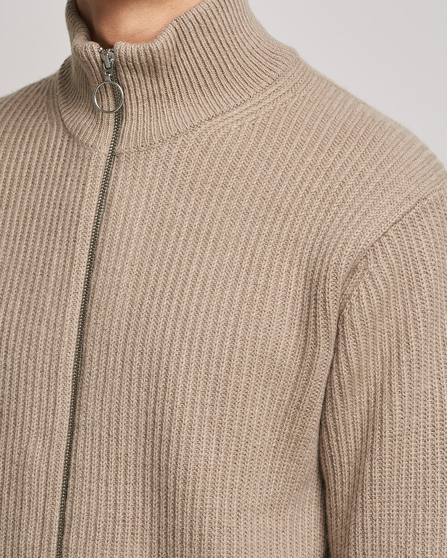 Herren | Pullover | Samsøe Samsøe | Samsøe & Samsøe Logan Heavy Kniited Zip Cardigan Winter Twig