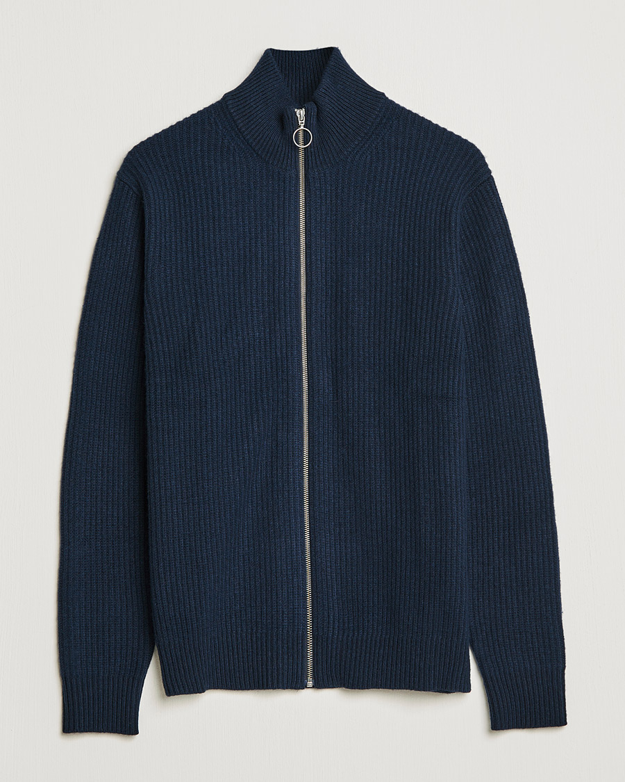 Herren | Pullover | Samsøe Samsøe | Samsøe & Samsøe Logan Heavy Kniited Zip Cardigan Salute