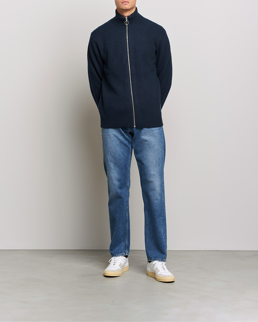 Herren | Pullover | Samsøe Samsøe | Samsøe & Samsøe Logan Heavy Kniited Zip Cardigan Salute