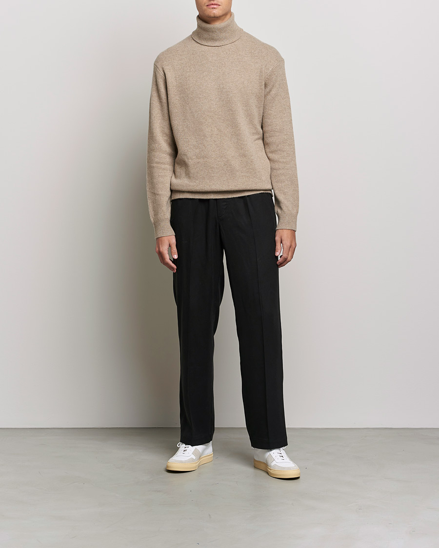 Herren | Pullover | Samsøe Samsøe | Samsøe & Samsøe Viktor Wool Knitted Roll Neck Winter Twig