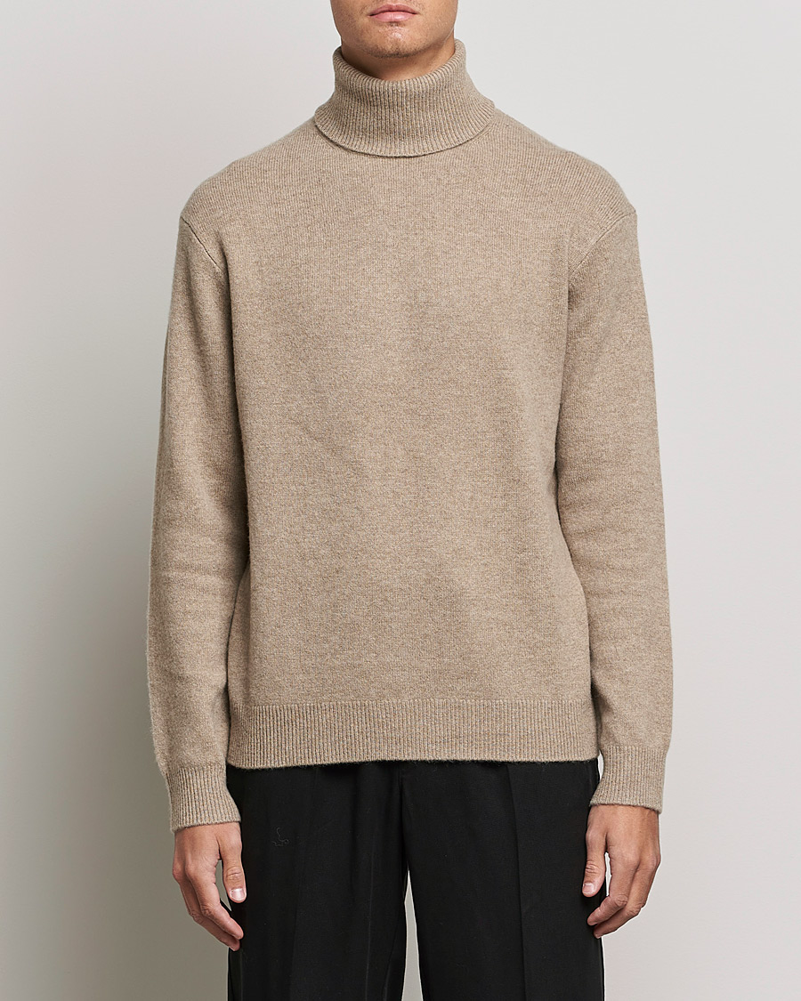 Herren | Pullover | Samsøe Samsøe | Samsøe & Samsøe Viktor Wool Knitted Roll Neck Winter Twig