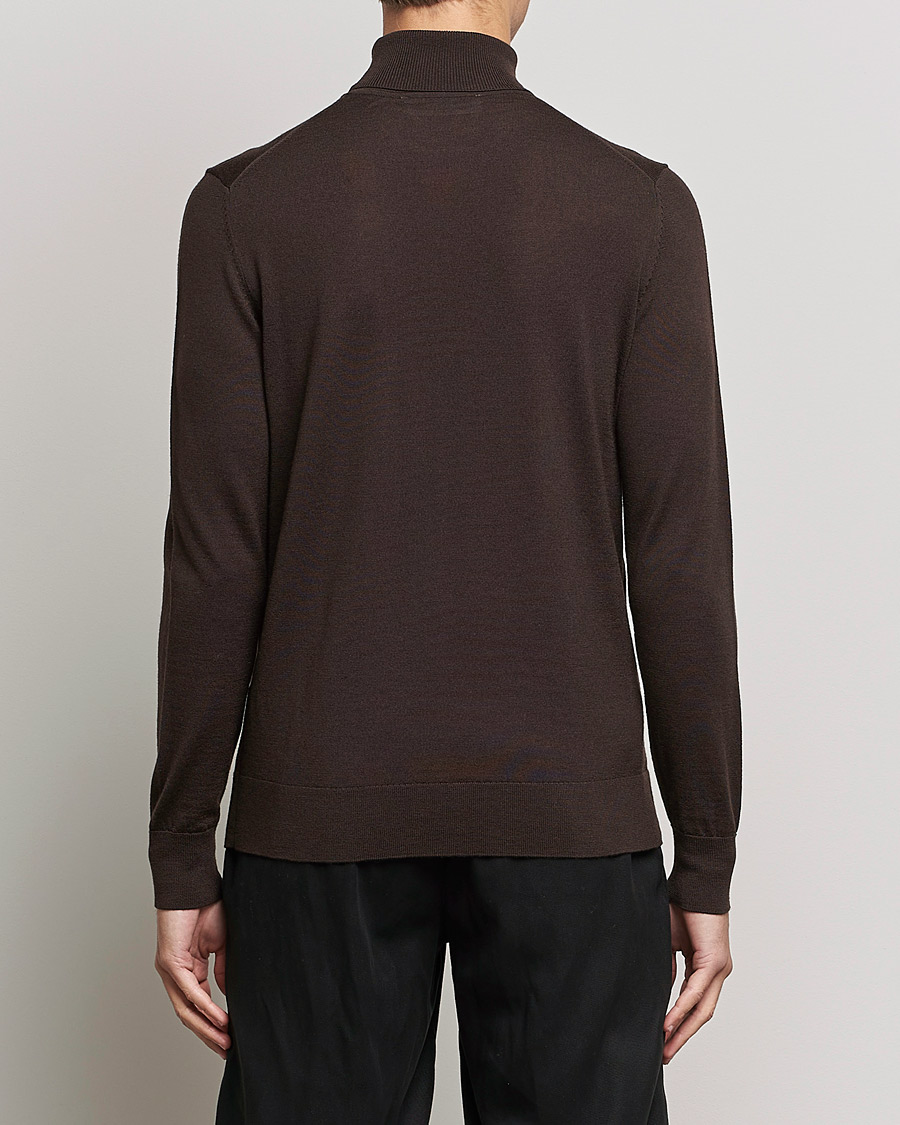 Herren | Pullover | Samsøe Samsøe | Samsøe & Samsøe Flemming Superfine Merino Wool Roll Neck Mole
