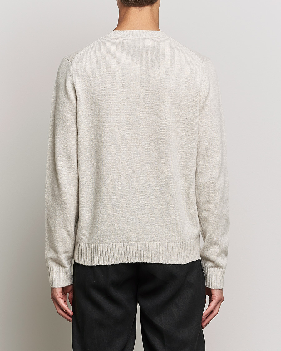 Herren | Pullover | Samsøe Samsøe | Samsøe & Samsøe Syllie Wool Crew Neck Oatmeal