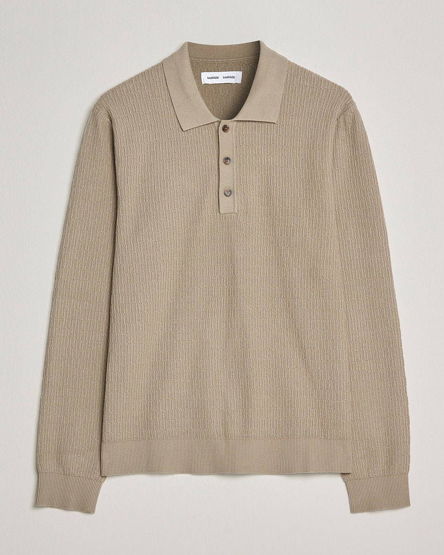 Herren | Pullover | Samsøe Samsøe | Samsøe & Samsøe Joey Knitted Polo Winter Twig