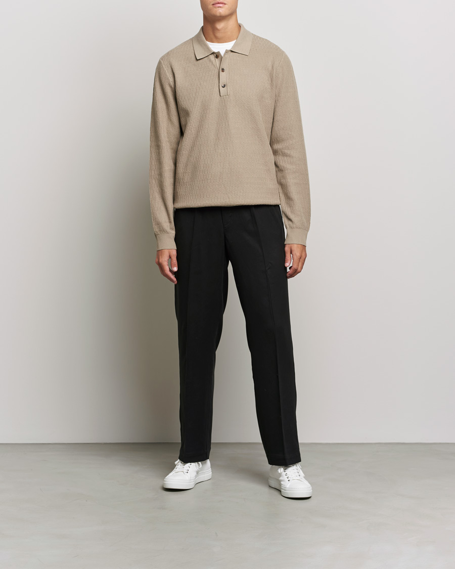 Herren | Pullover | Samsøe Samsøe | Samsøe & Samsøe Joey Knitted Polo Winter Twig