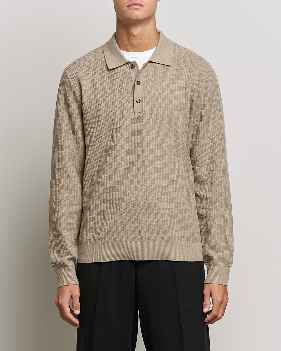 Herren | Pullover | Samsøe Samsøe | Samsøe & Samsøe Joey Knitted Polo Winter Twig