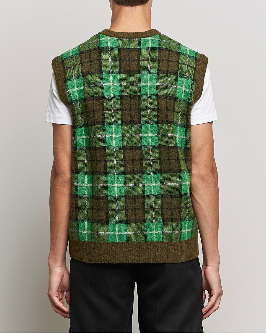 Herren | Pullover | Samsøe Samsøe | Samsøe & Samsøe James Fine Merino Knitted Vest Medium Green