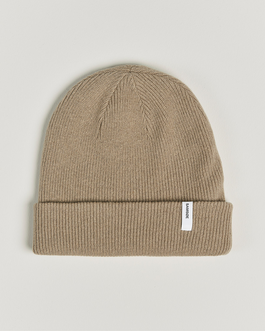 Herren | Samsøe & Samsøe Lambswool Beanie Winter Twig | Samsøe Samsøe | Samsøe & Samsøe Lambswool Beanie Winter Twig