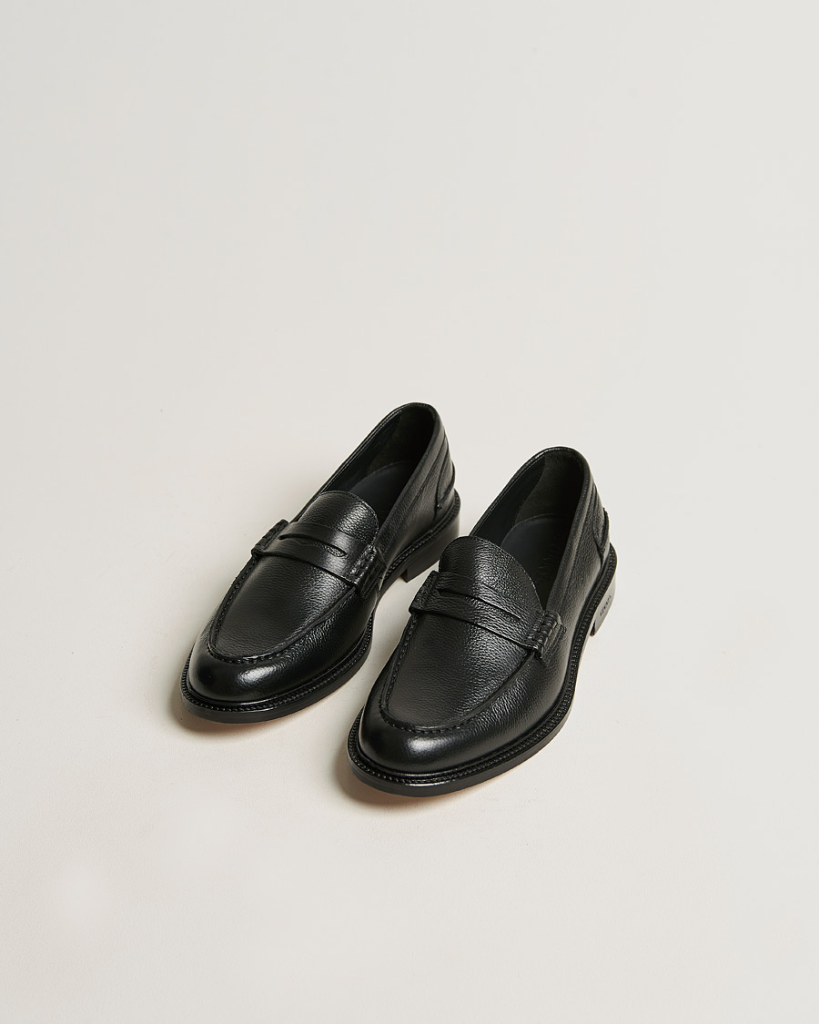 Herren | VINNY's Townee Penny Loafer Black Grain | VINNY's | Townee Penny Loafer Black Grain