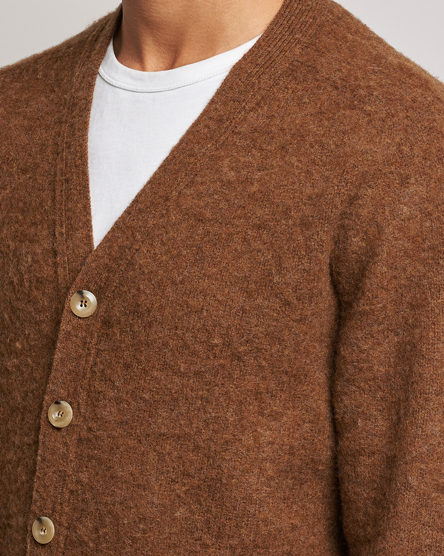 Herren | Pullover | Howlin' | Brushed Wool Cardigan Nuts