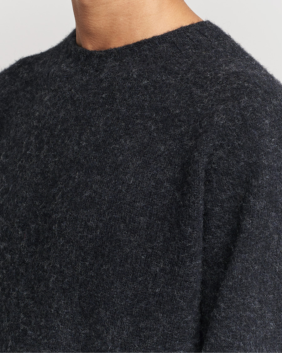 Herren | Pullover | Howlin' | Brushed Wool Sweater Charcoal
