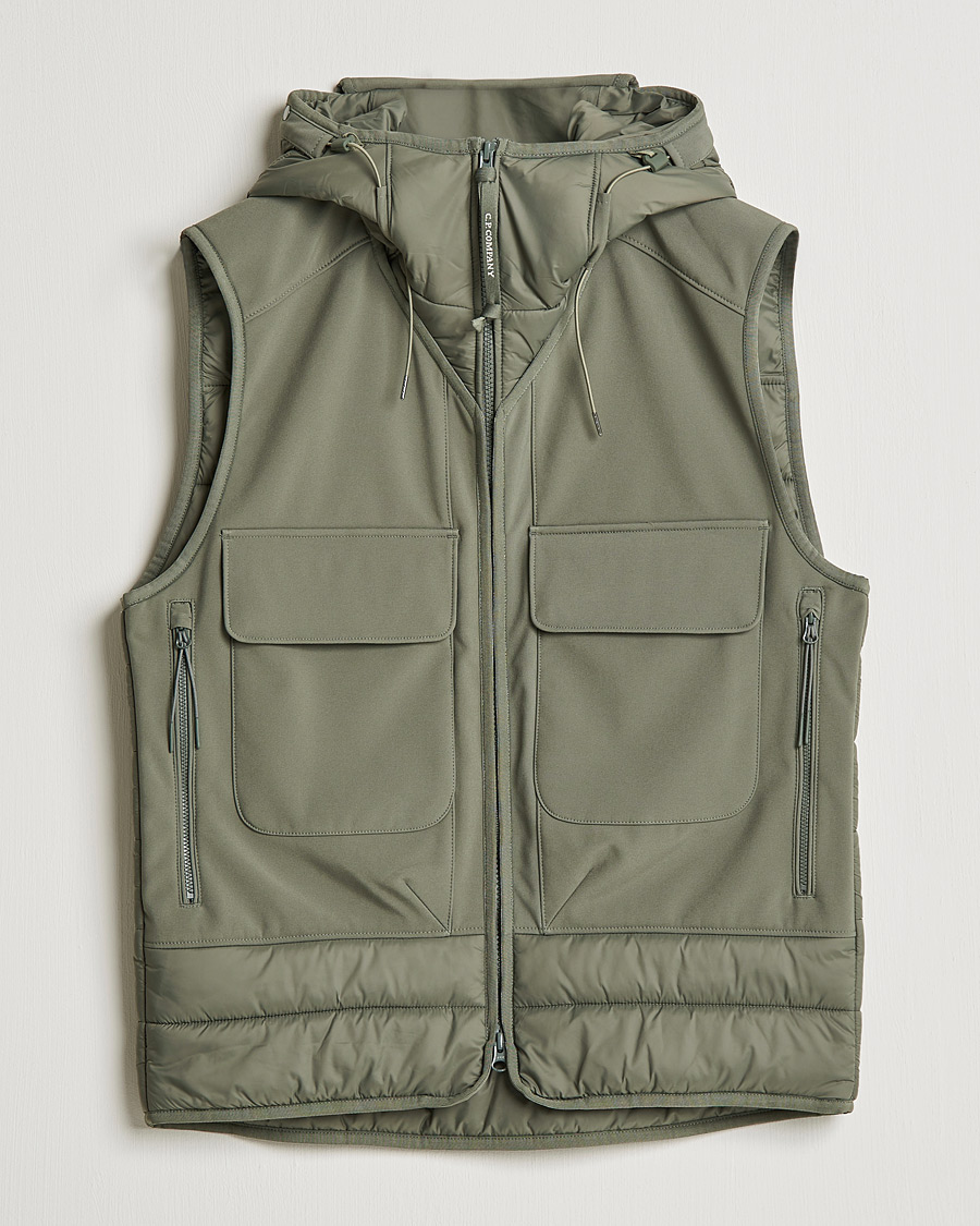 Herren | Jacken | C.P. Company | CP Shell - R Mixed Goggle Vest Green