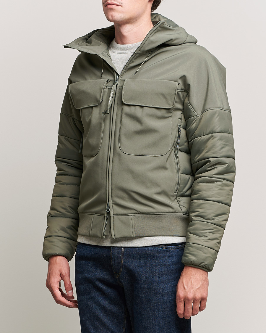Herren | Jacken | C.P. Company | CP Shell - R Mixed Goggle Jacket Green