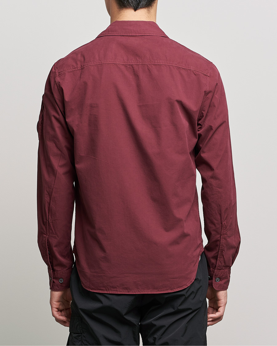 Herren | Hemden | C.P. Company | Garment Dyed Gabardine Overshirt WIne