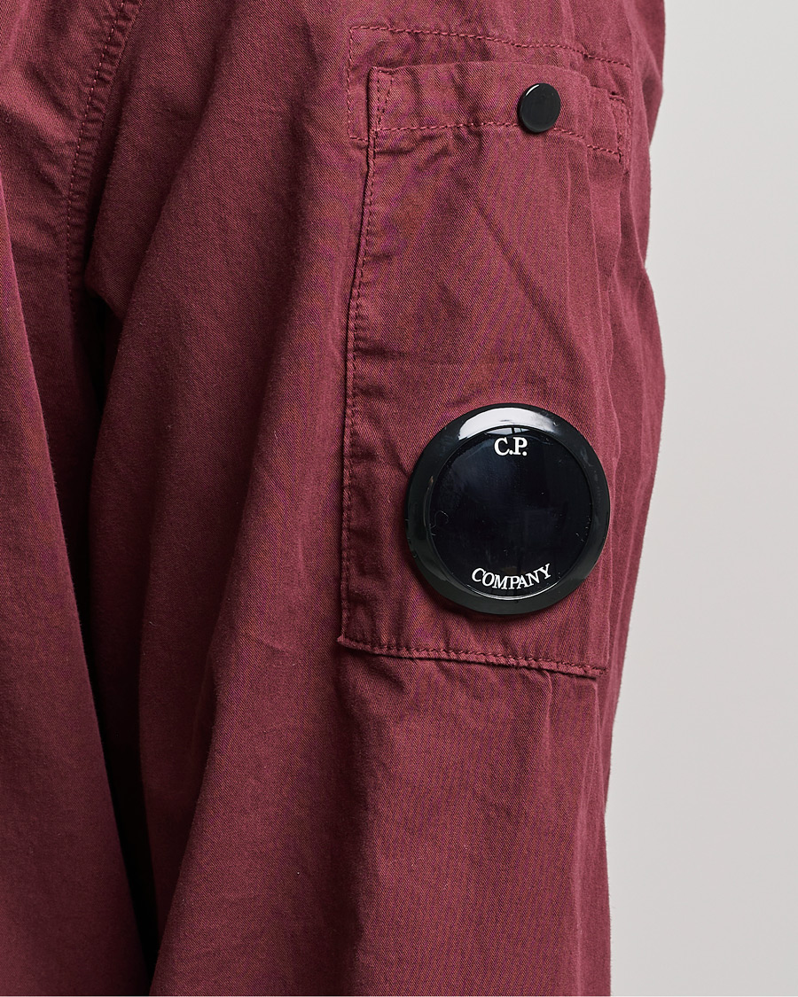 Herren | Hemden | C.P. Company | Garment Dyed Gabardine Overshirt WIne