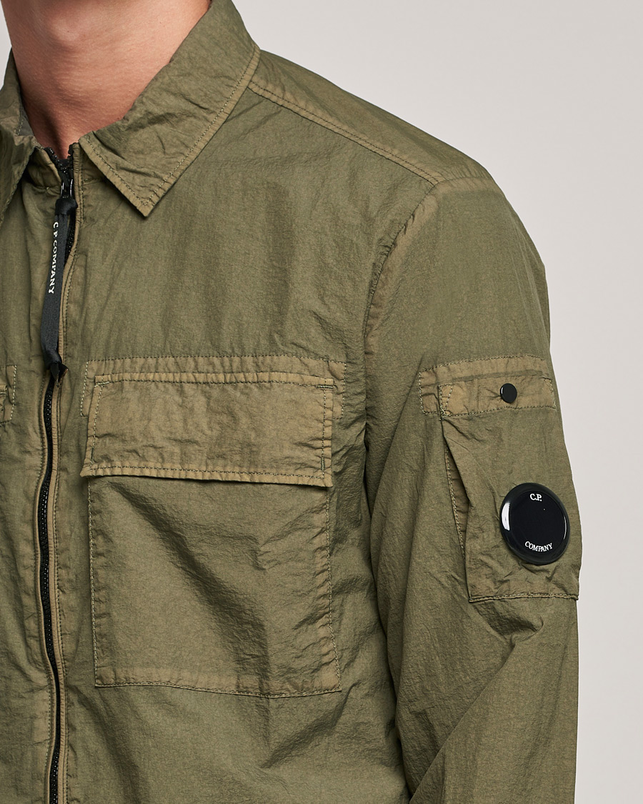 Herren | Hemden | C.P. Company | Taylon L Zip Overshirt Green