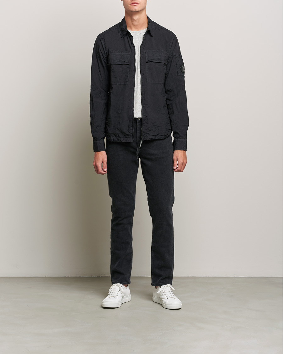Herren | Hemden | C.P. Company | Taylon L Zip Overshirt Black