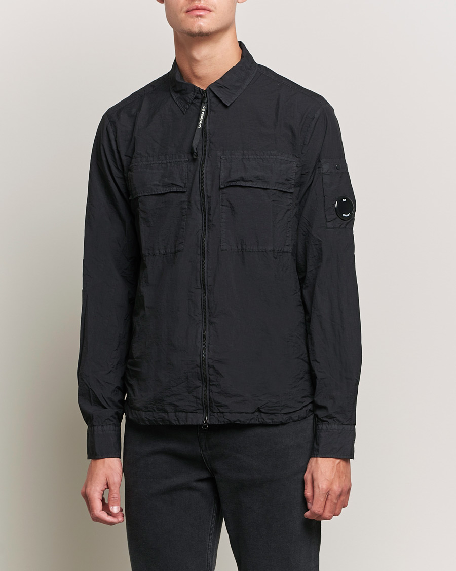 Herren | Hemden | C.P. Company | Taylon L Zip Overshirt Black