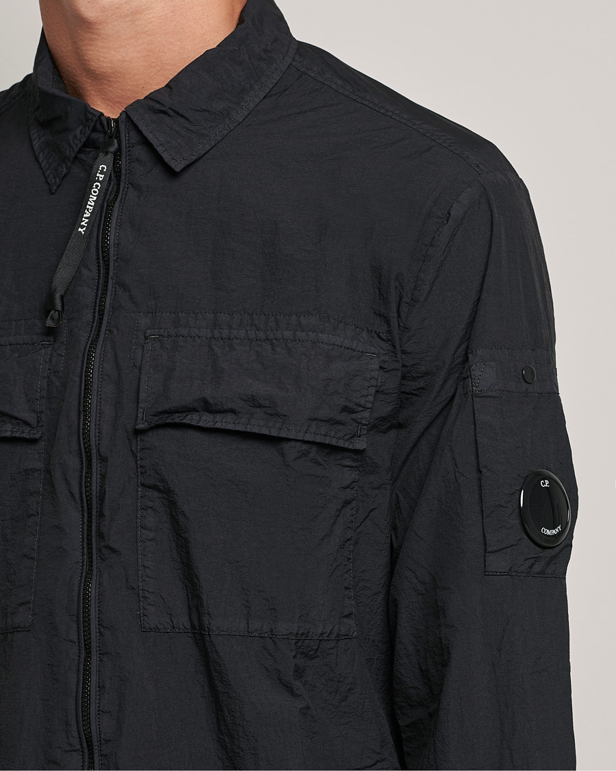 Herren | Hemden | C.P. Company | Taylon L Zip Overshirt Black