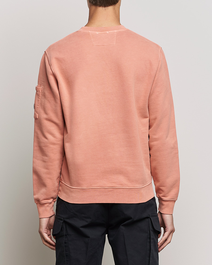 Herren | Pullover | C.P. Company | Brushed Emerized Diagonal Fleece Sweat Peach