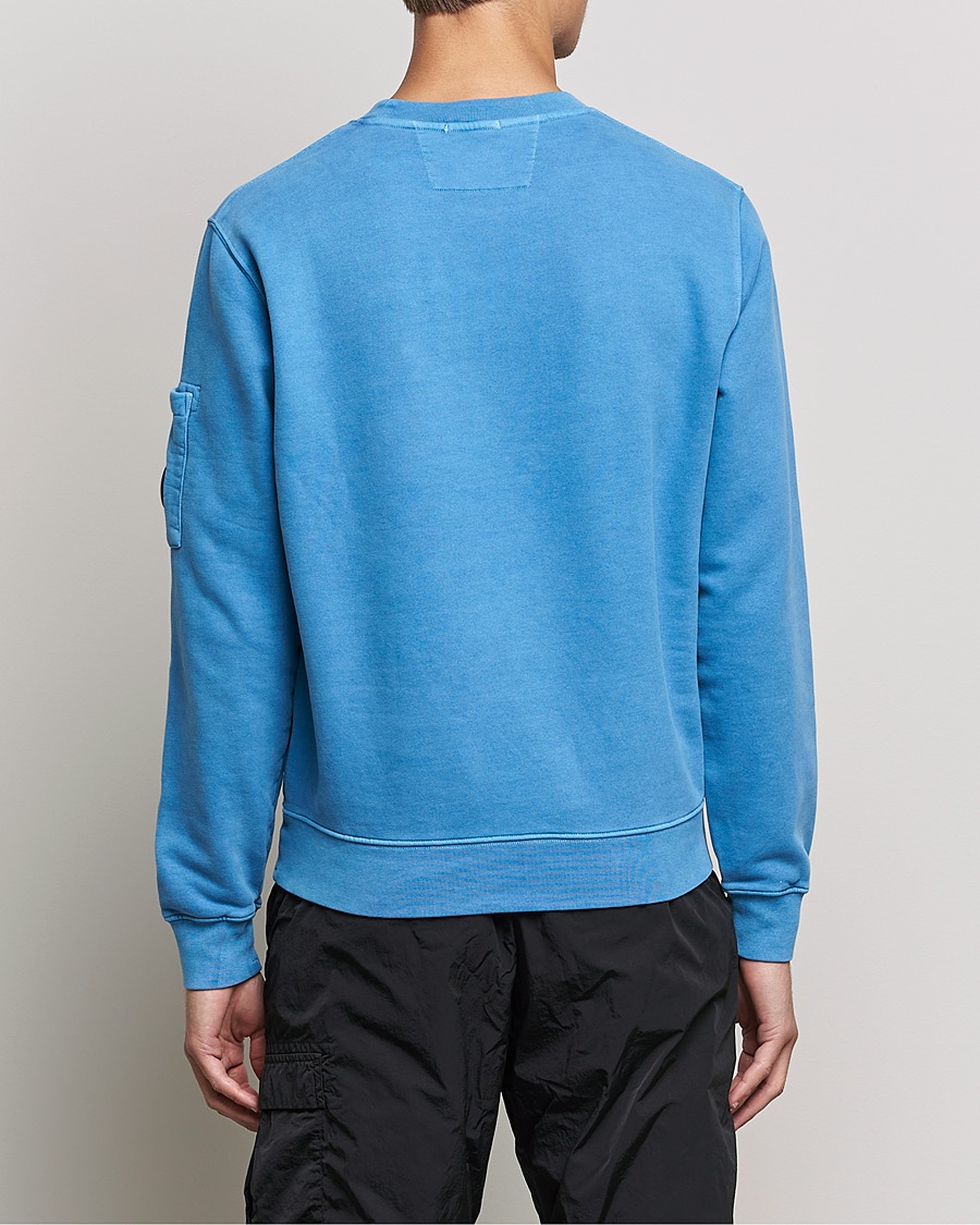 Herren | Pullover | C.P. Company | Brushed Emerized Diagonal Fleece Sweat Blue