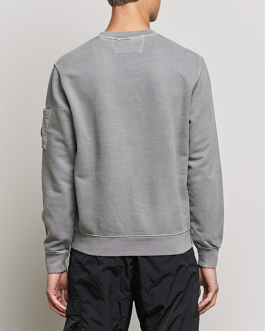 Herren | Pullover | C.P. Company | Brushed Emerized Diagonal Fleece Sweat Grey