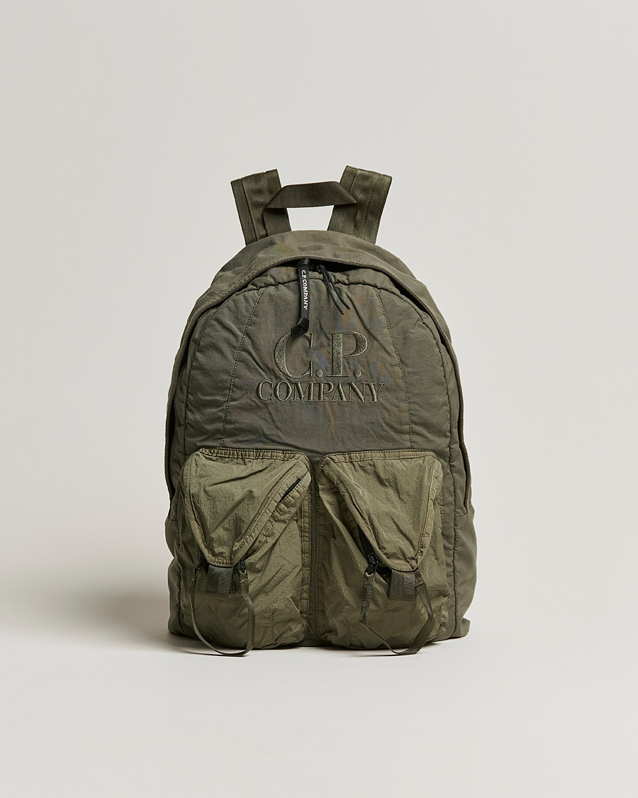 Herren | C.P. Company Taylon P Mixed Backpack Olive | C.P. Company | Taylon P Mixed Backpack Olive