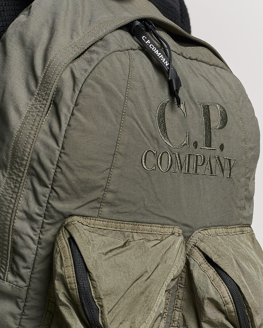 Herren | C.P. Company Taylon P Mixed Backpack Olive | C.P. Company | Taylon P Mixed Backpack Olive