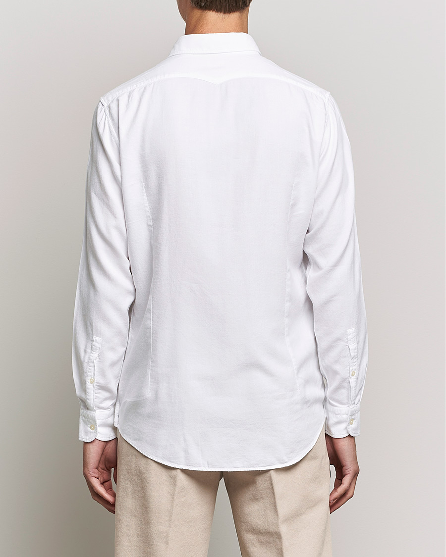 Herren | Hemden | Massimo Alba | Genova Soft Flannel Shirt White