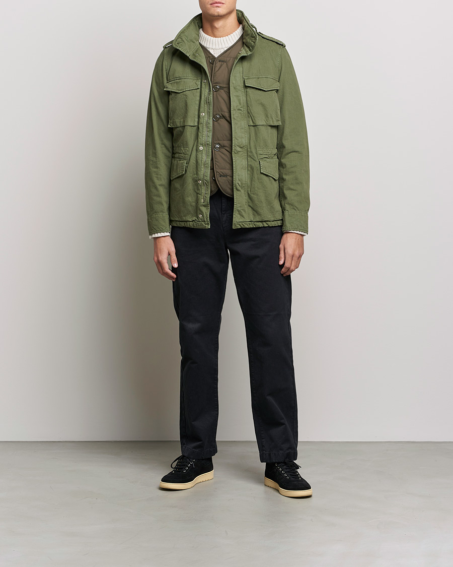 Herren | Jacken | Aspesi | Minifield Cotton Jacket Sage