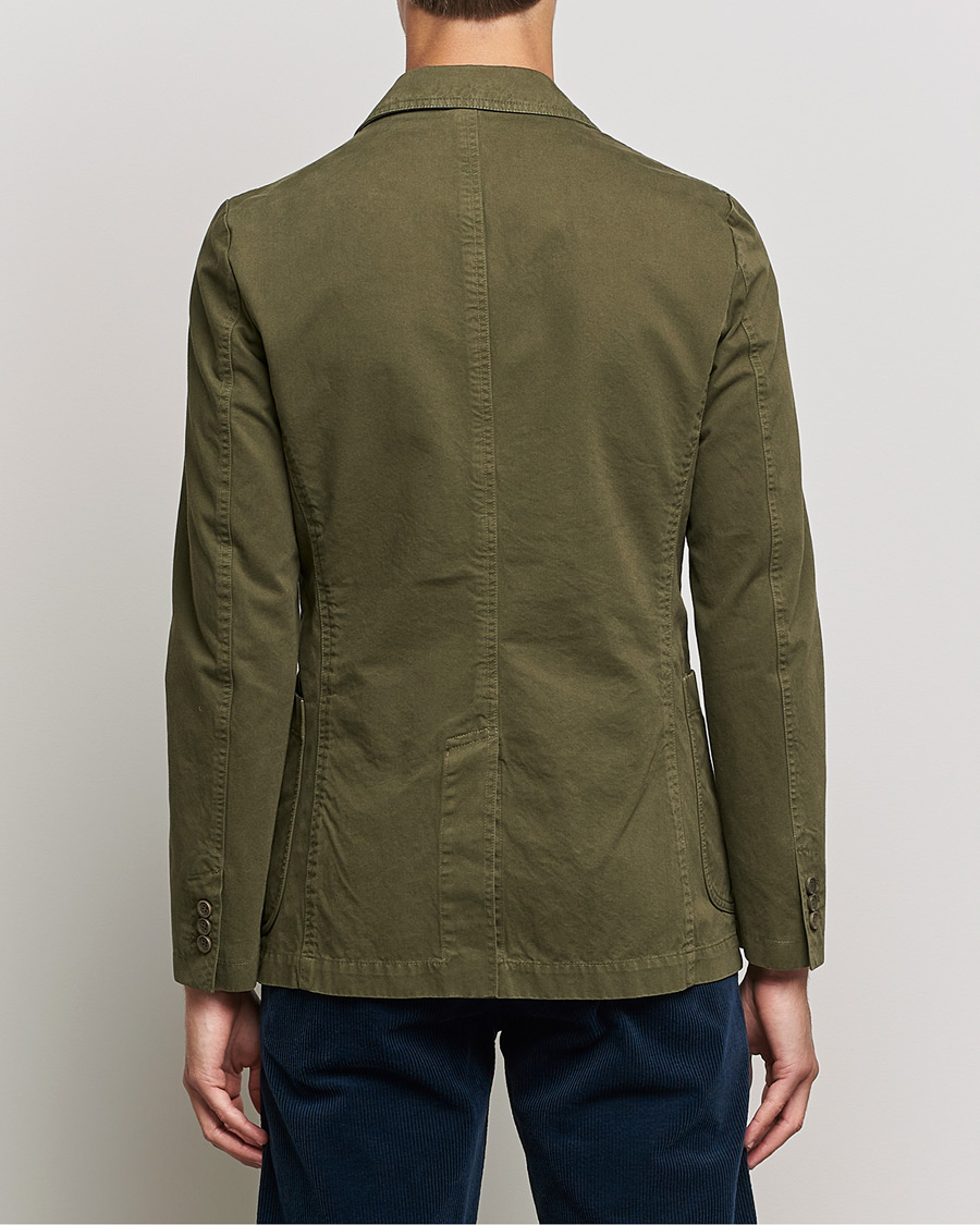 Herren | Sakkos | Aspesi | Murakami Cotton Blazer Military Green