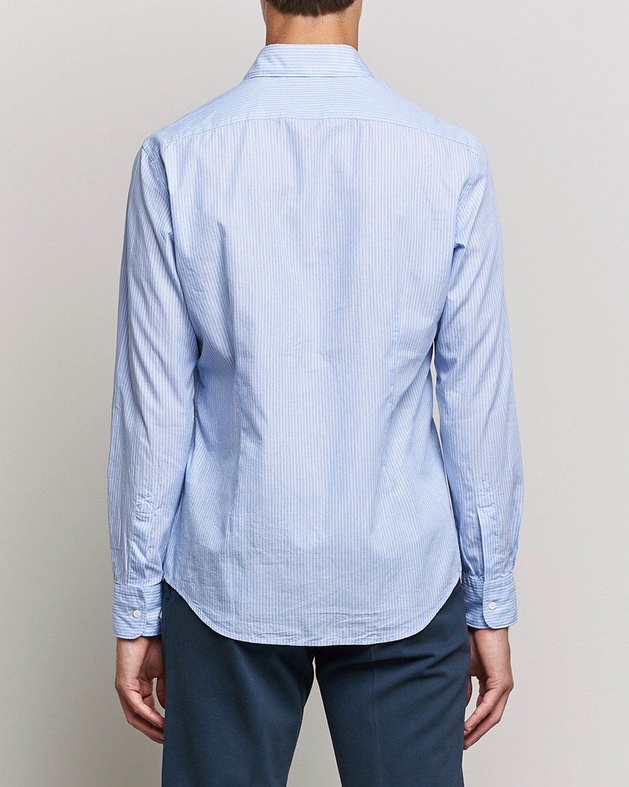 Herren | Hemden | Aspesi | Striped Poplin Shirt Light Blue