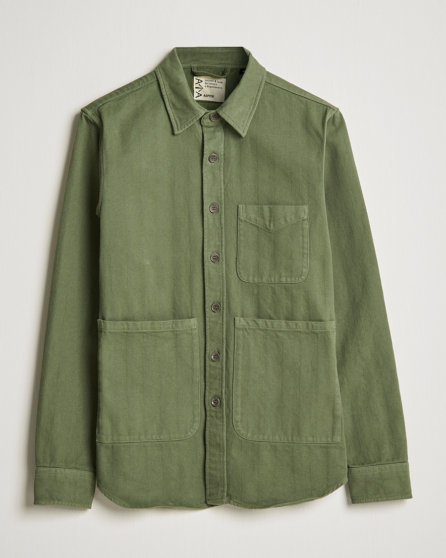 Herren | Hemden | Aspesi | Utility Shirt Sage