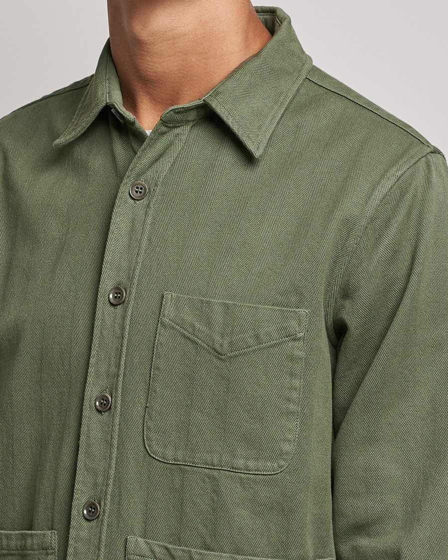 Herren | Hemden | Aspesi | Utility Shirt Sage