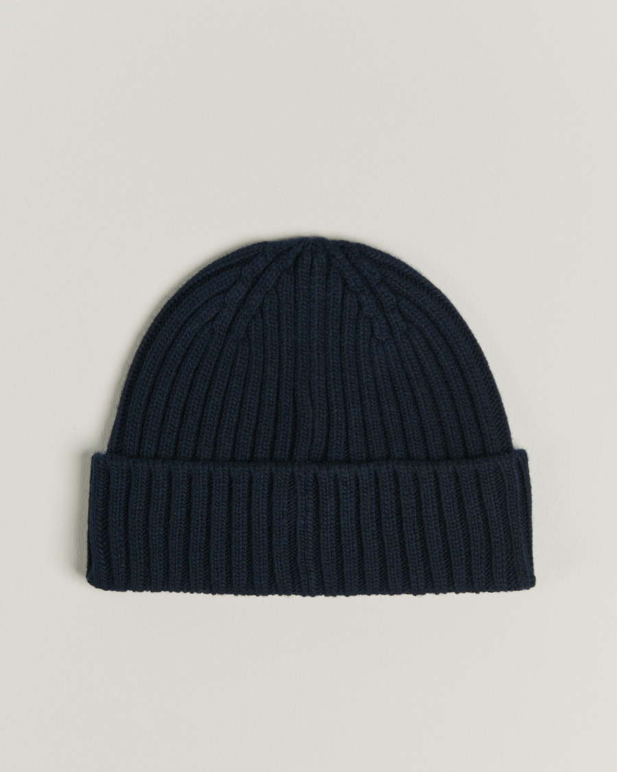 Herren | Belstaff Watch Wool Beanie Dark Navy | Belstaff | Watch Wool Beanie Dark Navy