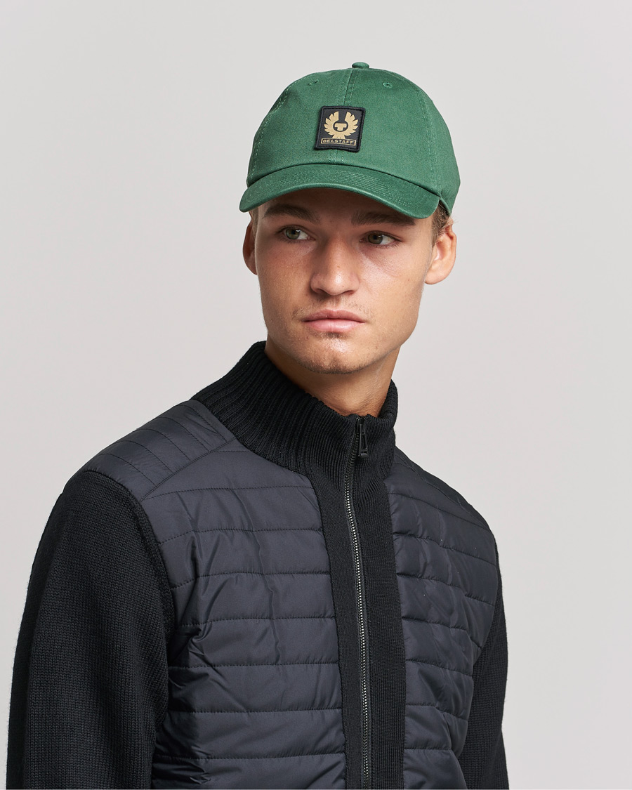 Herren | Belstaff Phoenix Logo Cap Graph Green | Belstaff | Phoenix Logo Cap Graph Green