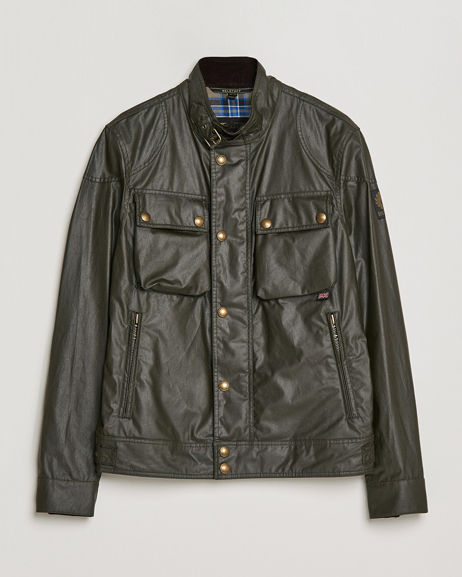 Herren | Jacken | Belstaff | Racemaster Waxed Jacket Faded Olive