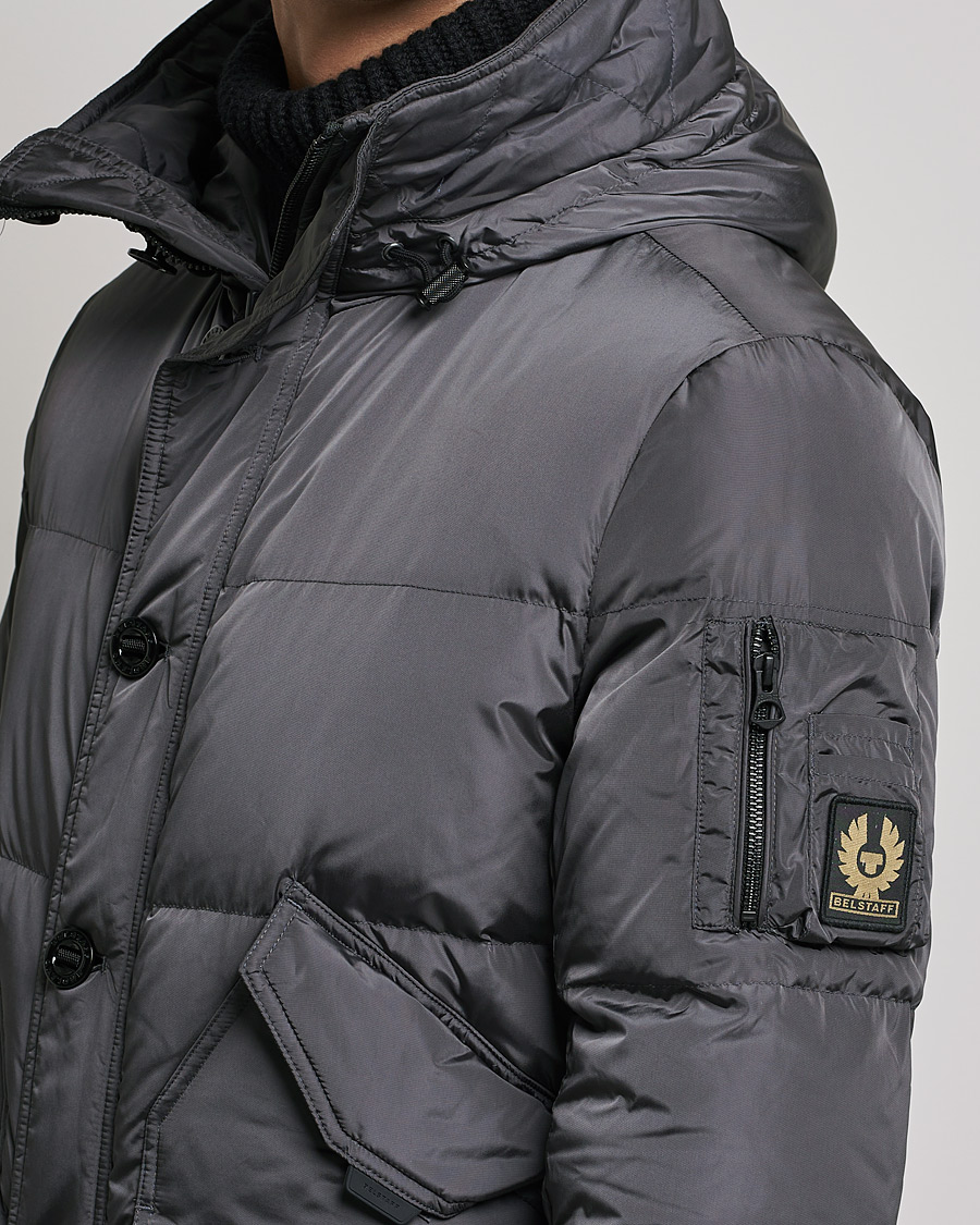 Herren | Jacken | Belstaff | Radar Hooded Down Jacket Iron