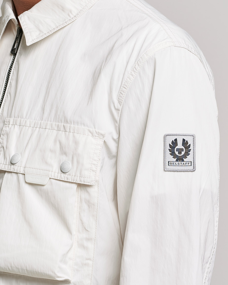 Herren | Hemden | Belstaff | Tactical Nylon Pocket Overshirt Chalk
