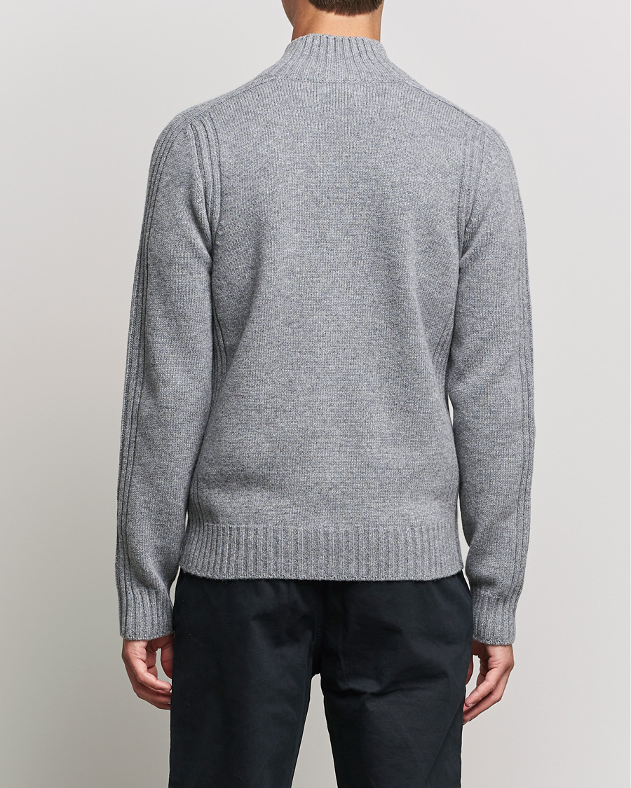 Herren | Pullover | Belstaff | Watch Full Zip Wool Cardigan Pale Grey Melange