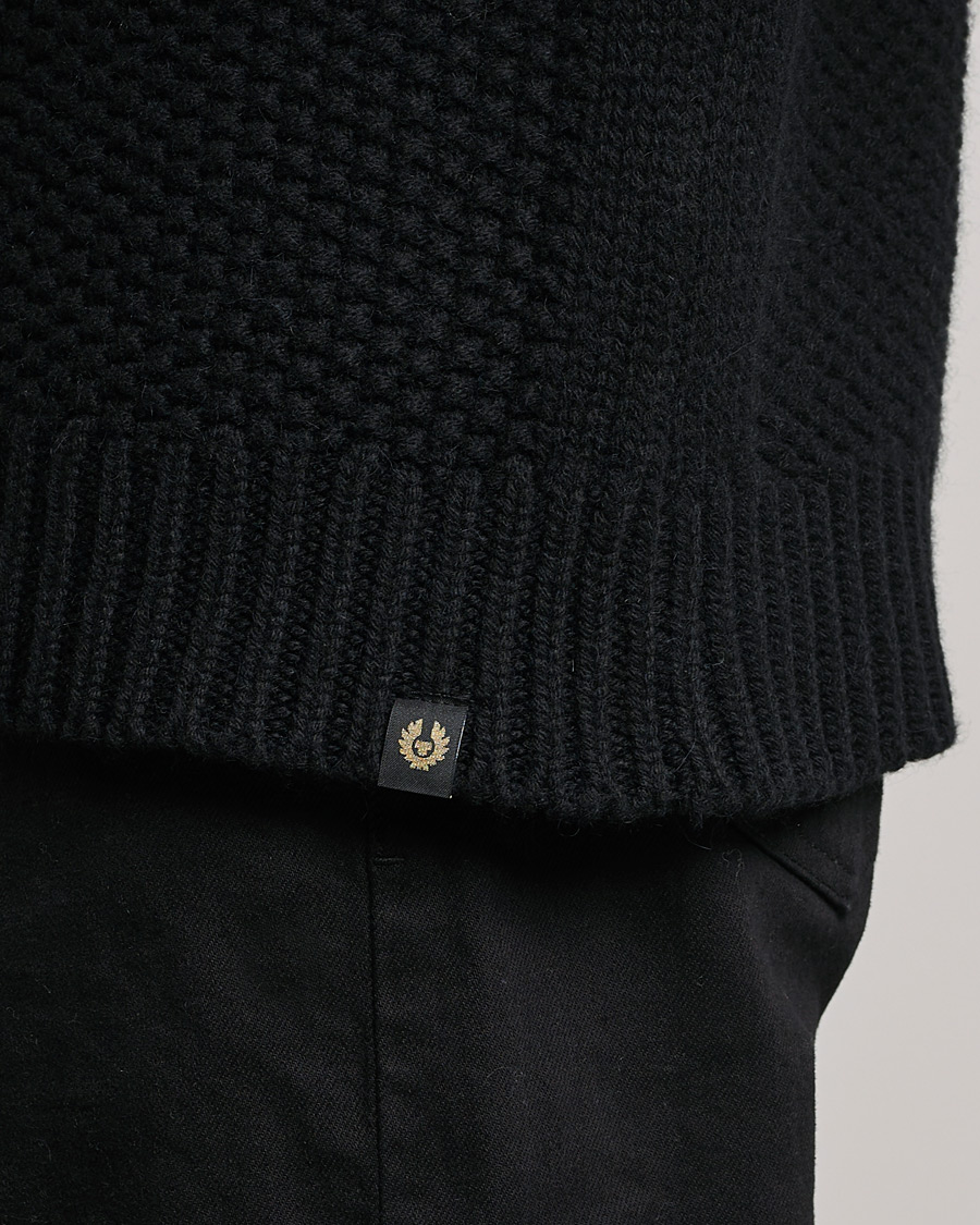 Herren | Pullover | Belstaff | Manor Wool Rollneck Black