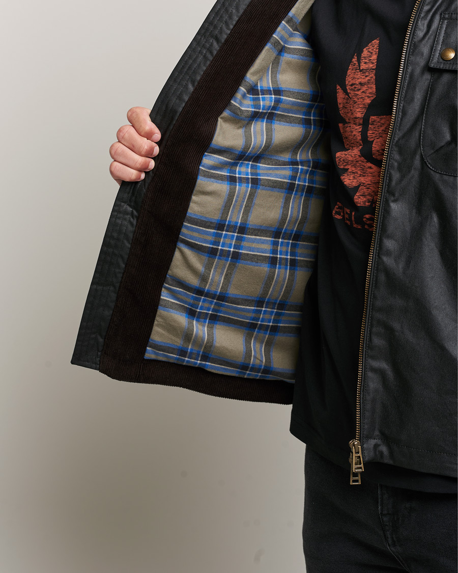 Herren | Jacken | Belstaff | Tour Waxed Shirt Jacket Black