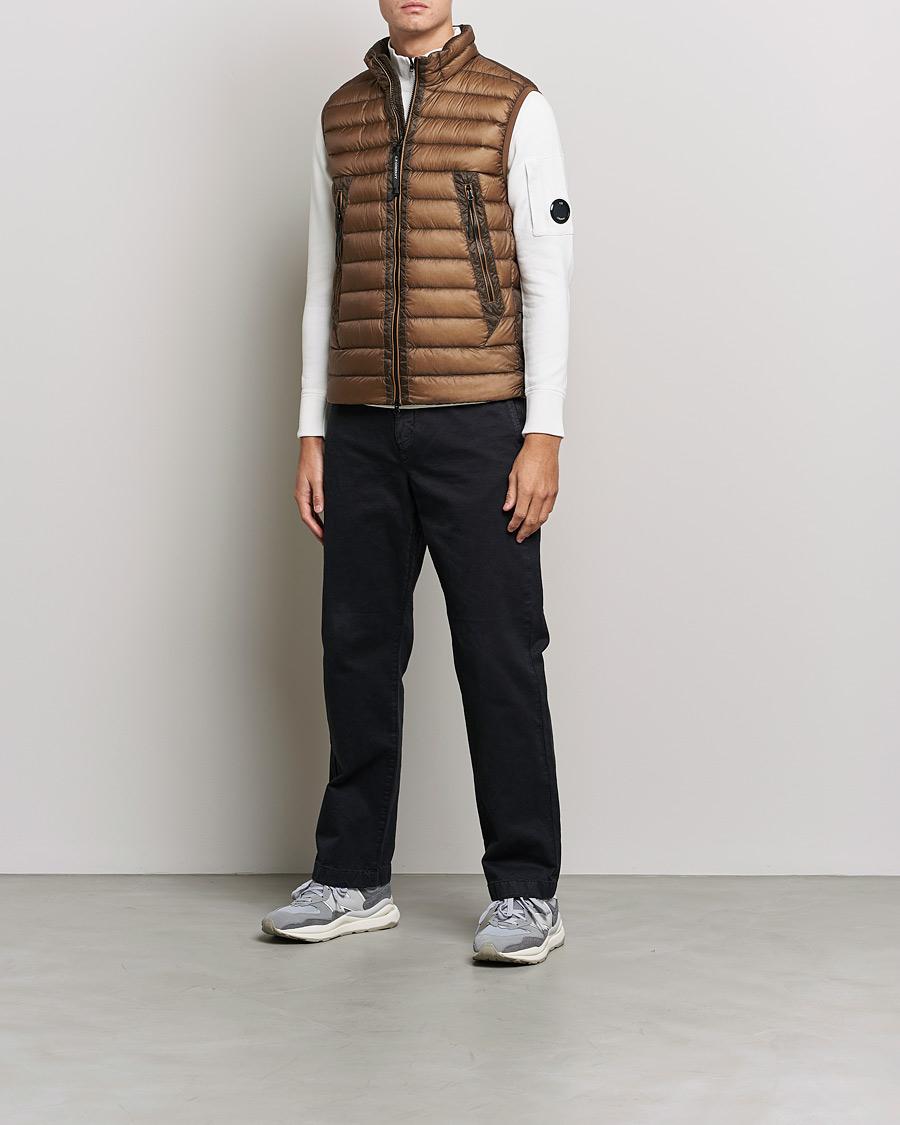 Herren | Jacken | C.P. Company | DD Shell Padded Down Vest Brown