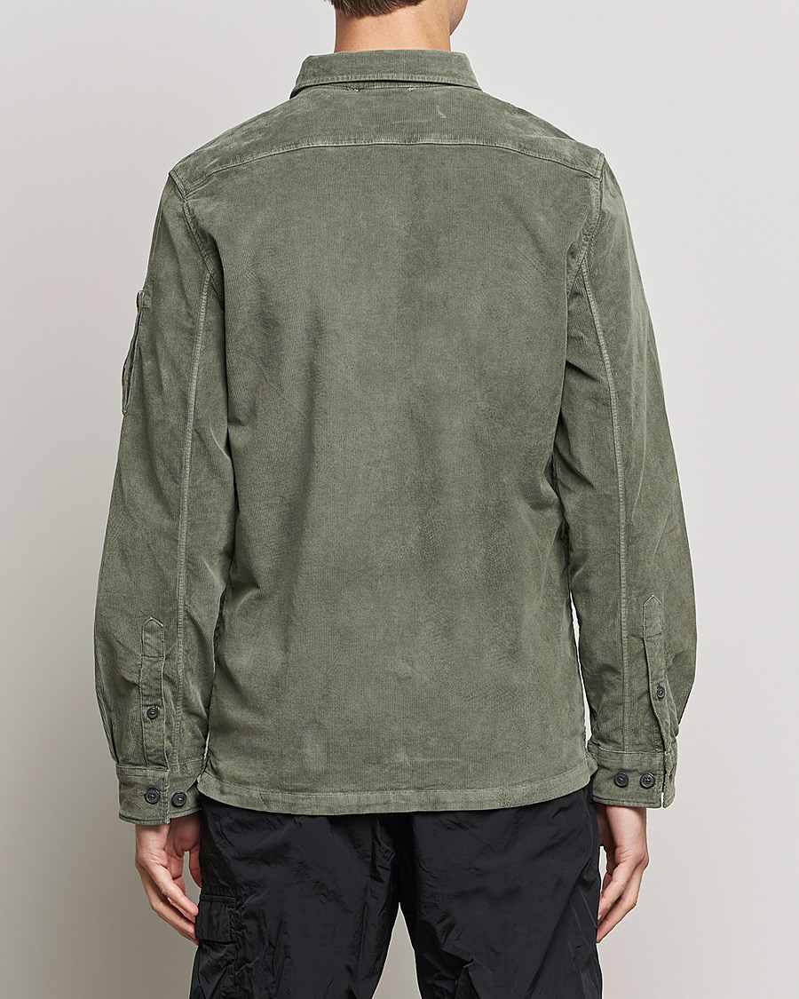 Herren | Hemden | C.P. Company | Corduroy Lens Overshirt Olive